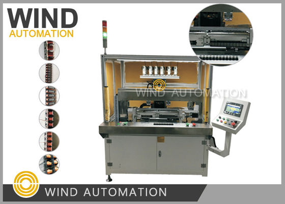 Sections Of Stator And Anchor Windings Linear Winding Line Straight Lamination For  BLDC PMSM And EV Motors