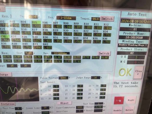 WIND-ATS-300 AC DC محرك للفولات الماكينة محطة مزدوجة لوحة اختبار الأسلحة المزود