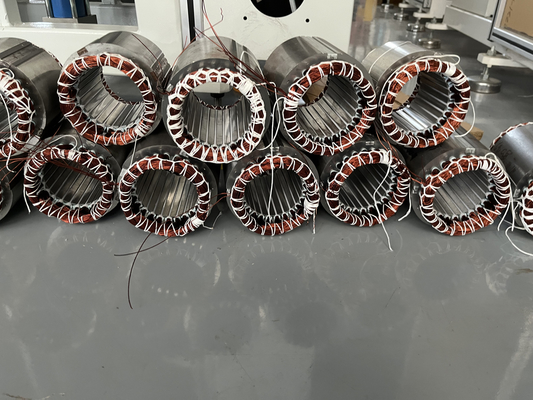 كيفية ربط ملفات ملفات الجزء الثابت (Stator Coil) باستخدام آلة الربط لإطارات ذات حجم أقل من 110، خياطة حبل محبوك مزود
